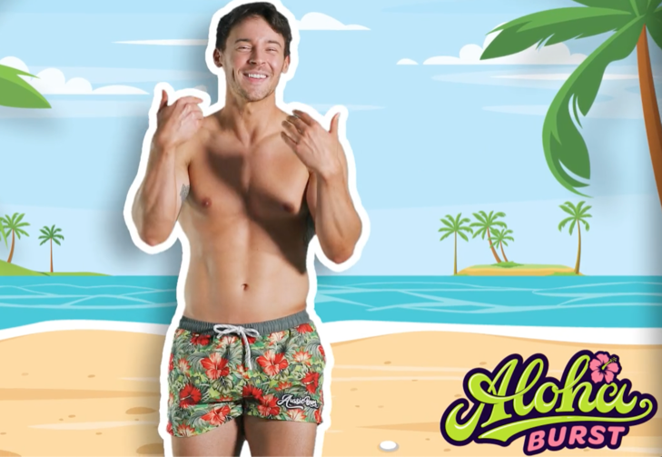 Šortkové Plavky AussieBum ALOHA BURST Vila6 - kópia_729px